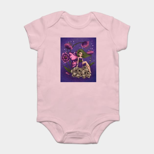 Skulls and Faeries Baby Bodysuit by thewickedmrshicks